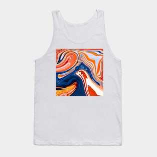 Abstract marble painting Art Tank Top